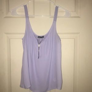 Express Lilac Tank w Gold detail